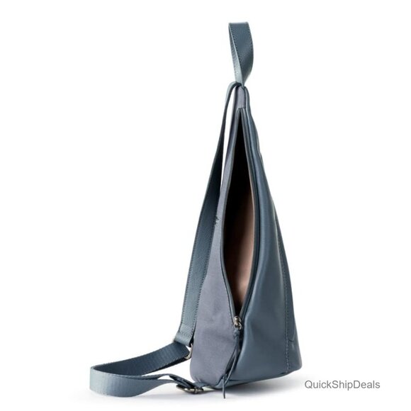 Leather Convertible Sling Backpack, Daypack with Multiple Pockets main image 5